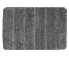 Wenko 23109100 Tapis de Bain, Polyester, Gris, 90 x 60 cm x 0,1 cm