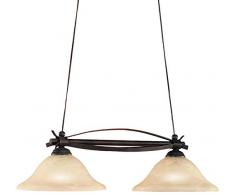 Honsel 70532 Lampe suspension MÃ©tal vieilli / Verre