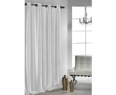 Export Trading Eden Black Out Lisa Voilage 140 x 265 cm 265x140x0.5 cm Blanc