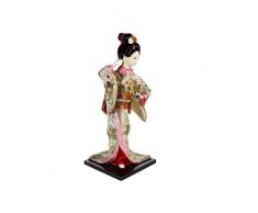 lachineuse POUPÃE Japonaise en Kimono Rose - Magnifique Geisha