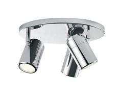 sulion Hydra Plafonnier de 3Â Spots GU10, 15Â W, chrome
