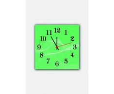 Bonamaison Horloge Murale en MDF, Multicolore, 30 x 30 cm