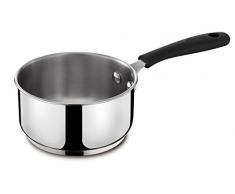 Lagostina Gioiosa Casserole Profonde avec Manche Long, Acier Inoxydable, diamètre 14 cm, 1 Litre