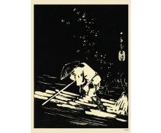 onthewall Hiroshige Japonais Poster Art Print (PDP 004)