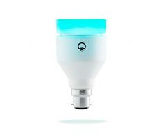 LIFX (B22) Ampoule smart LED connectable Wi-Fi, ajustable, multicouleur, variable, pas de hub requis, fonctionne avec Alexa, Apple HomeKit et Google Assistant [Classe Ã©nergÃ©tique A+]