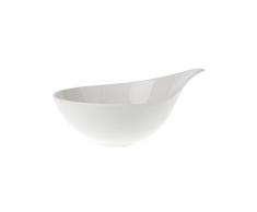 Villeroy & Boch Flow Coupelle à dessert, Porcelaine Premium, Blanc