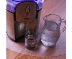 Hometex Biosafe Tapis Contour WC Ronde Diamètre: 30 cm, Anti-microbien de Table Transparent