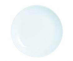 Luminarc D6905 Assiette - 25 cm-Diwali, Opale-Verre trempé, Blanc
