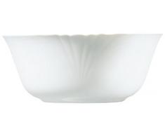 Luminarc D7368 Saladier 24 cm-CADIX, Opale-Verre trempÃ©, Blanc