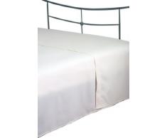 Belledorm Drap plat 50 % Coton 50 % Polyester 200 fils/cmÂ² 2 personnes Ivoire