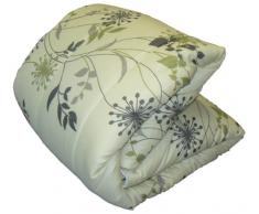 Abeil Couette Imprimé Feuillage Vert 140 x 200 cm