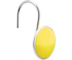 AmazonBasics Crochets pour rideau de douche Bouton, Jaune