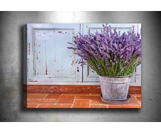 Bonamaison Peinture sur toile, multicolore, 50 x 70 cm - ConÃ§u et fabriquÃ© en Turquie