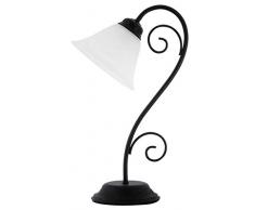 Rabalux 7812 Lampe de table, Verre, E14, Schwarz