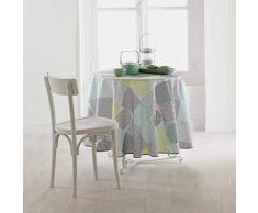 douceur dintérieur nappe ronde (0)180cm mantra vert