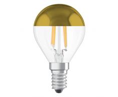 Osram Star+ Ampoule LED Ã Filament | Culot E14 | Forme SphÃ©rique Ã Calotte DorÃ©e | Blanc Chaud 2700K | 4W (Ã©quivalent 37W)