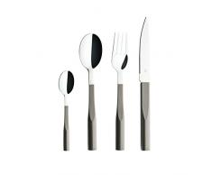 DEGRENNE - LÃCONOME BY STARCK - Coffret 24 pièces couverts de table - Plastique - Brun pomme de terre