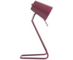 Leitmotiv LM1187 Lampe de Table Z Métal 25 W E27 Rose