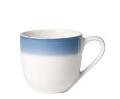 Villeroy & Boch Colourful Life Winter Sky Tasse Ã Mokka/Expresso, 100 ml, Porcelaine Premium, Bleu