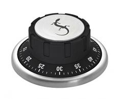 Lurch Minuteur de Cuisine, Plastique, Noir, 20 x 15 x 10 cm