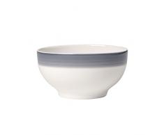 Villeroy & Boch Colourful Life Cosy Grey Bol, Porcelaine Premium, Blanc/Gris