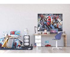 AG Design ftdm 0751 Spider-Man Marvel, Papier Photo Papier Peint Chambre denfant 160 x 115 cm â 1 Partie, Papier, Multicolore, 0,1 x 160 x 115 cm