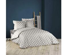 PARURE 3 P. 240 x 220 CM IMPRIME 42 FILS ALLOVER ART DECO CHIC