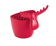 Koziol 3233013 Passoire Ã thÃ©, Plastique, Rouge Framboise Opaque, 6,6 x 7,3 x 9 cm