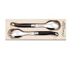Le couvert a salade Laguiole noir en coffret bois