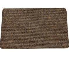 ID Mat Tapis Paillasson, Fibres polypropylÃ¨ne sur Semelle prÃ©coat, Marron, 40 x 60 cm