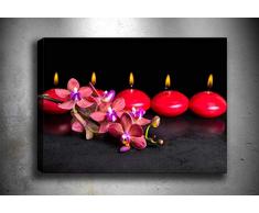 Bonamaison Peinture sur toile, multicolore, 50 x 70 cm - Conçu et fabriqué en Turquie