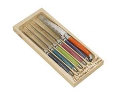 Laguiole Jean Dubost 97131 Set de 6 Couteaux Steak London Mix - Coloris alÃ©atoire