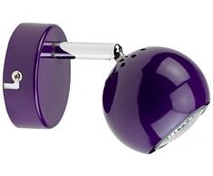 Mathias 3360076 Spot 1L Pop Fer Violet D8 H 13, MÃ©tal, GU10, 35 W