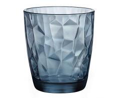 Bormioli Rocco Diamond Ocean Blue verre à whisky 390ml, blue, 6 verres