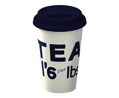 Creative Tops Tasse de Voyage Isotherme en céramique Motif Jardinier Vert, Céramique, Green