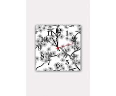 Bonamaison Horloge Murale en MDF, Multicolore, 30 x 30 cm