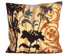 Collection DArt 5017 Silhouette Ã Gauche Kit de Coussin Gros Trous Coton Multicolore 50 x 45 x 0,1 cm