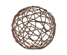 Eglo 90906 Lampe de table, Verre, Acier, E14, Marron