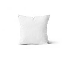 Soleil dOcre Coussin déhoussable 40x40 cm ALIX blanc
