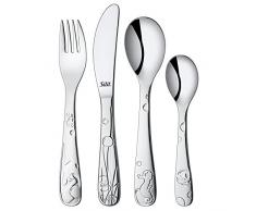 Silit Aquarama 7500.6108.11 Lot de 4 Couverts pour Enfants