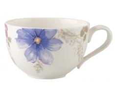 Villeroy & Boch Mariefleur Gris Basic Tasse, 390 ml, Hauteur : 7 cm, Porcelaine Premium, Blanc/Multicolore