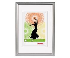 Hama Cadre photo Plastique Madrid 9Â x 13Â cm, Argent