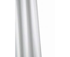 Croydex Rideau de douche en tissu uni Blanc