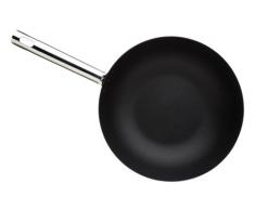Kitchen Craft MCCWOK2 Wok, Acier, Noir, 20 cm