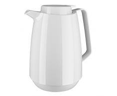 Emsa 512981 MOMENTO COFFEE Pichet isotherme, fermeture Quick Tip 1 Litre, (L x B x H): 17,5 x 14,5 x 21,5 cm, blanc