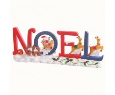 Present Simple 5SUJ338 Boule à Neige Noël Longueur 20cm, Multicolore