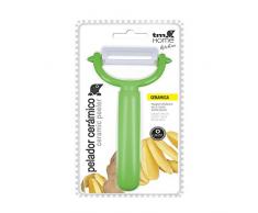 Tm Electron Éplucheur de Fruits et légumes Rond 8x3x13 cm Vert