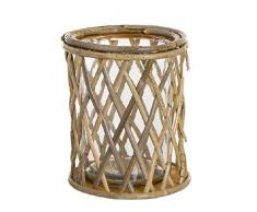 Dcasa Candel Canne à Chandelier Techo-bougeoirs et bougeoirs Décoration de la Maison Unisexe Adulte Couleur Unique