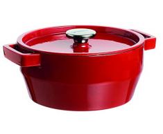 Pyrex - SlowCook - Cocotte Ronde en Fonte Compatible tous feux dont Induction Ã 24 cm