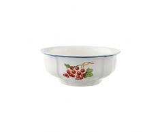 Villeroy & Boch Cottage Plat creux, Porcelaine Premium, Blanc/Multicolore